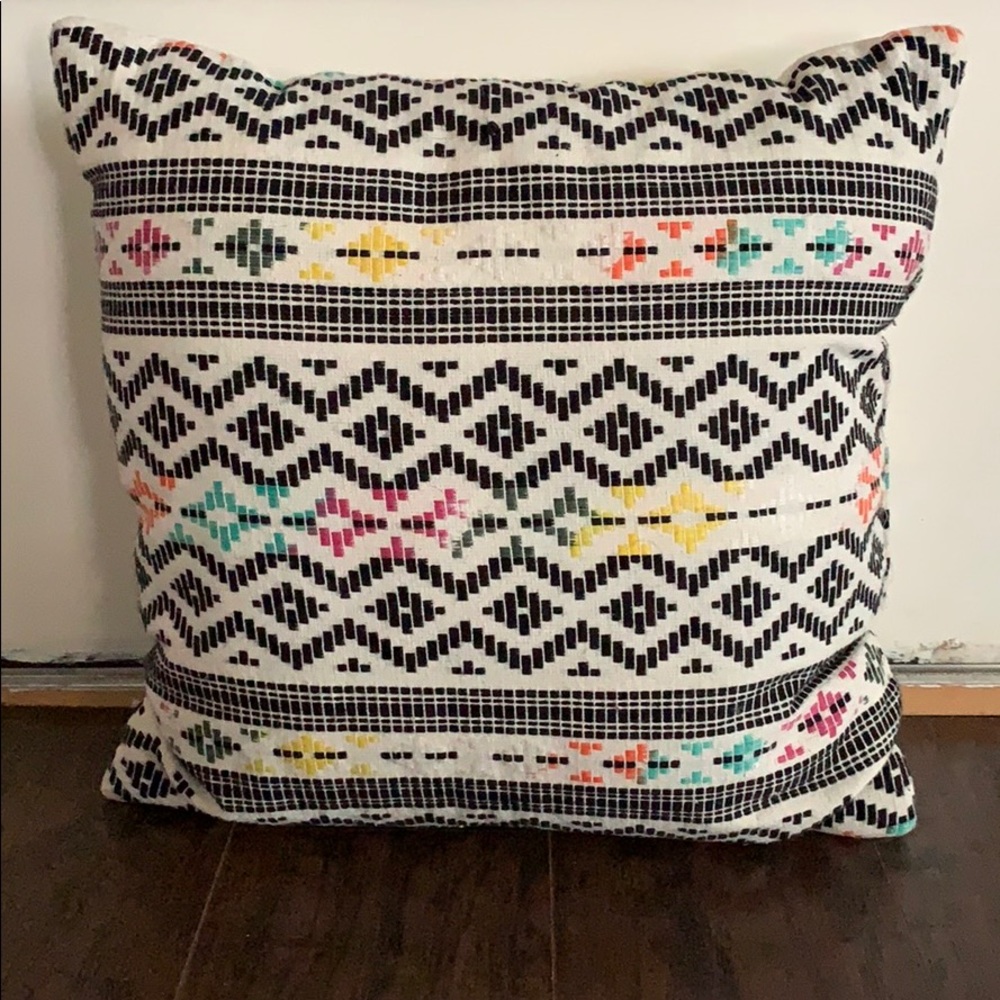 Boho throw pillow